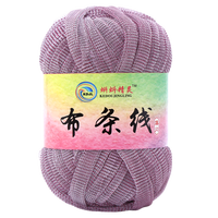 Kit Benang Kain Berkilauan untuk Rajutan Tangan, Sandal, Topi, Viscose, Polyester, Akrilik, 43 Warna Campuran, Grosir