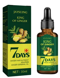 7 дней ухода за волосами nuriten solution Ginger против выпадения волос, эфирное масло для роста волос