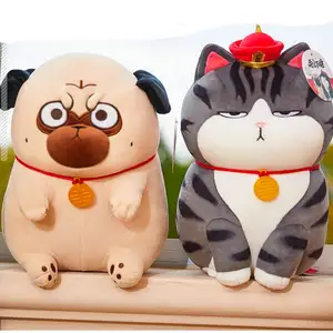 2020 Tik Tok Hot Sale Plush Cute Dog And Cat Stuffed Toy