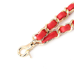 Deepeel ML077 20CM sac à main chaînes sac avec chaîne <span class=keywords><strong>courte</strong></span> chaîne colorée PU portant des accessoires de bagages en cuir - Product Image 4