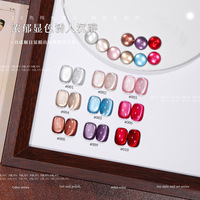 Nouveau vernis à ongles Milan 10 couleurs, personnalisable en usine, marque privée, gel UV œil de chat coloré, gel œil de chat cristallin