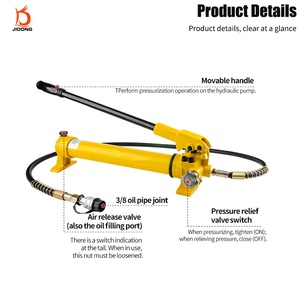 Bomba de potencia para herramientas hidráulicas Bomba de mano portátil de alta presión para herramientas hidráulicas - Product Image 6