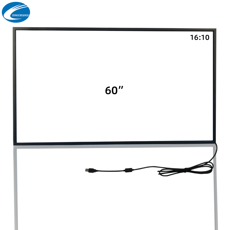 Aluminum 60 Inch Infrared <strong>IR</strong> Commercial <strong>Touch</strong> <strong>Screen</strong> <strong>Conversion</strong> <strong>Frame</strong>,usb Multi <strong>Touch</strong> <strong>Screen</strong> Overlay Kit