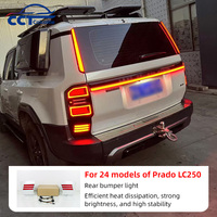 Luz Reflectora LED para Parachoques Trasero, Luz de Freno, Luces Traseras, Luz de Conducción Trasera para Toyota Prado LC250