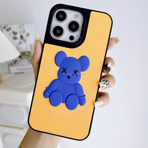 आईफोन 14 15 16 प्रो मैक्स कार्टून डिजाइन फोन के लिए 3 डी वास्तविक सिलिकॉन केस - Product Image 2