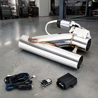 Válvula de Escape Eléctrica LK con Tubo en Y de Acero Inoxidable, Kit Universal de Desvío para Silenciador de 2.5 y 3.0 Pulgadas