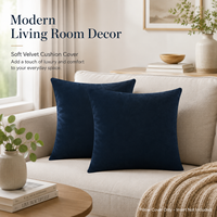 Housse de coussin carrée en velours OEM ODM, couleur unie