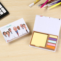 Vente directe usine Chine – Bloc-notes en papier pour bureau, notes autocollantes, mémos colorés, papeterie rectangulaire
