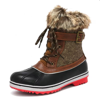 Bottes de neige pour femmes YL3753, mode personnalisée, mi-mollet, hiver, déplacements quotidiens, extérieur, imperméables