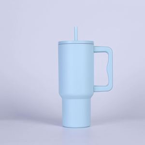 Gobelet de voyage isotherme 40oz H4.0 avec poignée, couvercle, paille et base antidérapante – Conception personnalisée OEM/ODM - Product Image 2