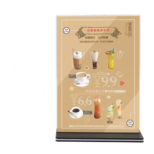 <span class=keywords><strong>Support</strong></span> de <span class=keywords><strong>menu</strong></span> de base noir acrylique carte publicitaire décoration de <span class=keywords><strong>table</strong></span> présentoir double face pour <span class=keywords><strong>mariage</strong></span> - Product Image 3