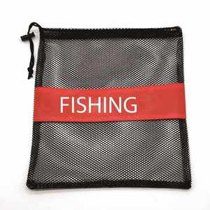 Bolsa de Malla de Poliéster Negra Multifuncional Moderna Personalizada con Cordón, para Hotel, Lavandería, Deportes, Viajes y Almacenamiento - Product Image 1