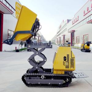 2026 ओम 1000 किलोग्राम क्षमता मिनी लोडर पेट्रोल इंजन छोटे ट्रैक-प्रकार डंप ट्रक कॉम्पैक्ट आकार - Product Image 5