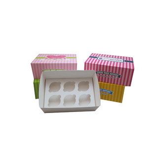 Wholesale Custom Logo Food Grade Material Donut Waffle Pastry Cookie Dessert Bakery Cake Paper Packaging Box