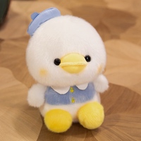 Jouets en peluche mignons Pingouin Floral Jaune Blanc Canard, doux et moelleux en coton PP, ensemble de poupées animaux en peluche réconfortants, unisexe, pour anniversaire