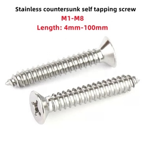 M2 M3 M4 M5 M6 M8 Stainless Steel 304 <strong>Wood</strong> Roofing Drywall Self Drilling Philip Countersunk Head Self Tapping <strong>Screw</strong> - Product Image 3