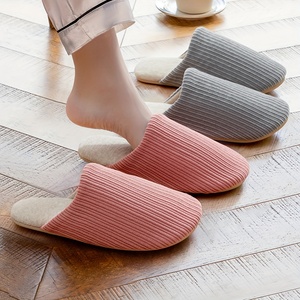 รองเท้าสลิปเปอร์ผ้าใบ veca ผ้าฝ้ายกันคราบและดูดซับเหงื่อได้ทุกฤดูกาล - Product Image 3