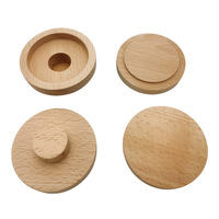 Fabricación de Componentes de Madera Personalizados al por Mayor, Fresado CNC de Madera de Haya, Mecanizado de Precisión de 5 Ejes, Brochado Certificado