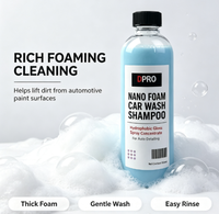 Champú de espuma nano para lavado de autos, concentrado en aerosol con brillo hidrofóbico para detallado automotriz