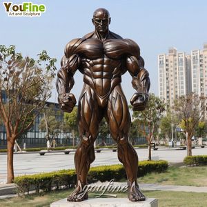 Escultura Personalizada YOUFINE em Tamanho Real de Homem Musculoso em Cobre <span class=keywords><strong>Bronze</strong></span> - Product Image 6