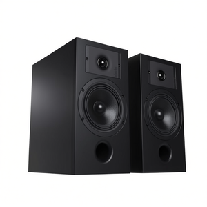 Par de Altavoces para Cine en Casa DIVA 3 Negros de 100W con Cable, de Madera - Product Image 3