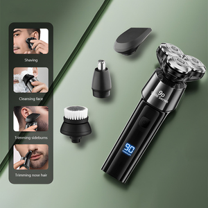 Hot Rotary Men's Triple Blade Shaver Waterproof and Rechargeable With <b>USB</b> Charging for Face Body Bikini Areas Shaver - Product Image 1