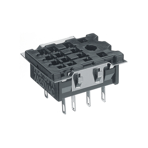 Hc2 Ss <b>9</b> Pin Relay Socket For Matsushita Relays With Terminal Pins - Product Image 1