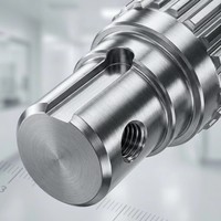 Roller Rekotator Baja Tahan Karat Kustom untuk Printer 3D SLM ISO G1.0 Presisi Seimbang Hollow Spline Powder CNC Machined
