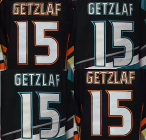Drops hipping heißer Verkauf Ryan Getzlaf Beste Qualität genähte National Hockey Trikots - Product Image 1