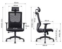 Chaises de bureau ergonomiques modernes solides Chaise en maille de haute qualité pour le bureau