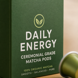 Capsules de matcha Tencha de qualité supérieure compatibles avec les machines Nespresso, capsules de thé vert biologique authentique moulu à la pierre, vente en gros - Product Image 6