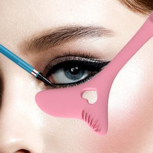 Plantillas de delineador de Ojos de silicona pequeñas populares, sello de sellado de pestañas inferiores ecológico para maquillaje de ojos, logotipo personalizado, pedido mínimo de 100 Uds. - Product Image 1