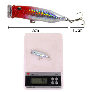 Poppy Popper <b>Lure</b> 7cm 9.4g Floating Hard Bait Topwater For Freshwater Fish <b>Fishing</b> Tackle - Product Image 2