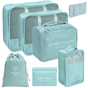 Tùy Chỉnh Mới Giày Túi Quần Áo Cuốn Sách Tổ Chức Chống Bụi Đóng Gói <span class=keywords><strong>Cubes</strong></span> Chất Lượng Cao Du Lịch Lưu Trữ Túi 7Pcs Thiết Lập - Product Image 4