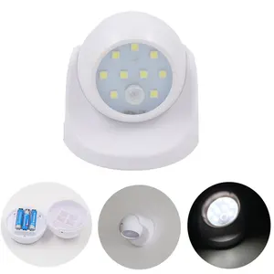 Adjustable Angel Portable Wall Lamp 9pcs 5050 SMD LED Light Outdoor LED Motion Sensor Night Light