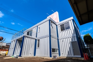Case Galleggianti Prefabbricate a 2 Piani dal <span class=keywords><strong>Design</strong></span> Contemporaneo, <span class=keywords><strong>Moduli</strong></span> Rapidi, Casa Container in Acciaio Leggero, Edificio per Hotel e Uffici - Product Image 2
