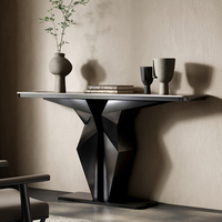 Table console durable en métal du milieu du siècle avec un design écologique pour les entrées et la décoration de l'hôtel hospitalier du salon de la chambre à coucher