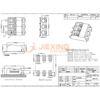 2060 3pin SMD Bloque de terminales 4,0mm 9A 250V Conector 3P de conexión rápida para LED 3-PIN