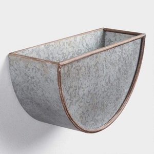 <b>Garden</b> <b>Supplies</b> Galvanized Planters Antique Finished Metal Planters Flower Pots and and <b>Garden</b> Buckets at Low Price - Product Image 6