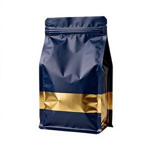 Emballage de café personnalisé, sachet refermable biodégradable anti-odeur avec fermeture éclair et valve pour 1 kg de grains de café, fabrication directe en usine, OEM - Product Image 1