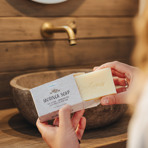 Savon artisanal végétalien Klariza Sprl, biologique, naturel, blanchissant, anti-acné, pour tous types de peau, boîtes à savon, coupe-savon - Product Image 2