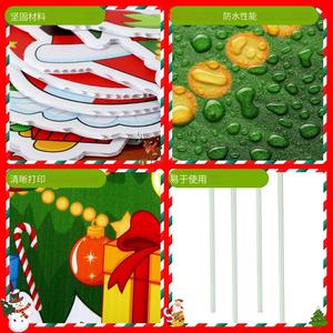 Decoraciones Navideñas, de Graduación y de Halloween para Jardín y Césped, Letreros de PP para Patio y Jardín, Temporada 2025 - Product Image 5