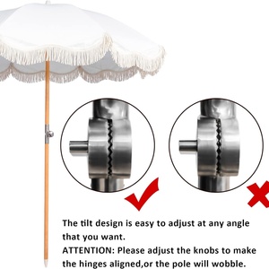 Hot Sale Custom Promotional UV Protection Portable Beach Parasol Waterproof Outdoor Advertising 2*2 Meters Parasol - Product Image 3