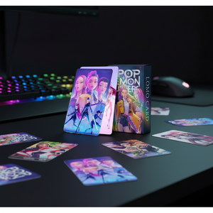 Manufacturer 55pcs/Box Demon Hunter Lomo Postcards Kpop Cartoon Movie Merch Durable Digital Printing Paper Promotional Gift Card