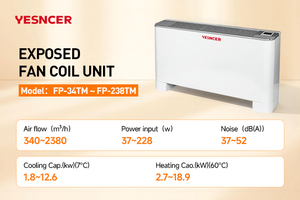 Prezzo di fabbrica idronico commerciale <span class=keywords><strong>Fancoil</strong></span> da <span class=keywords><strong>soffitto</strong></span> del Fan Coil del ventilatore per Hotel di riscaldamento e raffreddamento - Product Image 6