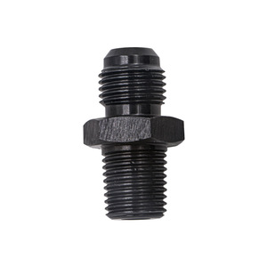 Conector de 1/4 Npt a 6An, adaptador macho negro de aleación de aluminio para uso automotriz, paquete de 2 - Product Image 4