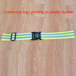 Ceinture de sécurité réfléchissante à haute visibilité - Élastique réglable, entrepôt, construction, logistique, gilet de travail de nuit - Product Image 2