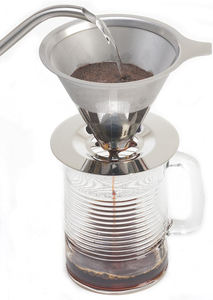 Aço inoxidável Reutilizável Gotejamento Cone Filtro De Café Portátil <span class=keywords><strong>Pour</strong></span>-<span class=keywords><strong>Over</strong></span> Cafeteira Camping Cafeteira - Product Image 4