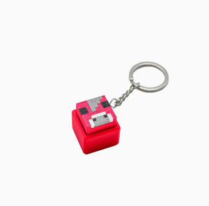 Portachiavi con pulsanti in PLA stampati in 3D, ciondolo per borsa, accessorio per tastiera, giocattolo antistress luminoso, logo personalizzato anime, regalo promozionale - Product Image 6