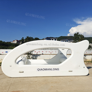 Catamaran de luxe <span class=keywords><strong>pour</strong></span> 2 à 5 personnes Yacht gonflable électrique Pvc & Hypalon Installation facile et auto-videur <span class=keywords><strong>pour</strong></span> la dérive Point de chute total - Product Image 2